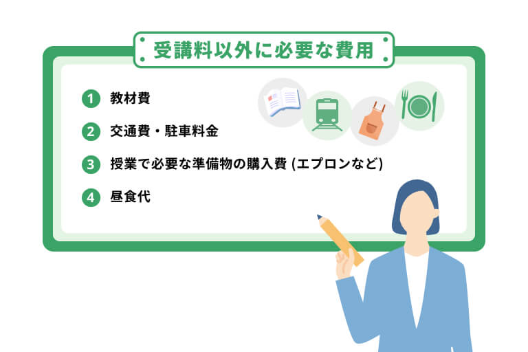 介護職員初任者研修の受講料以外に必要な費用